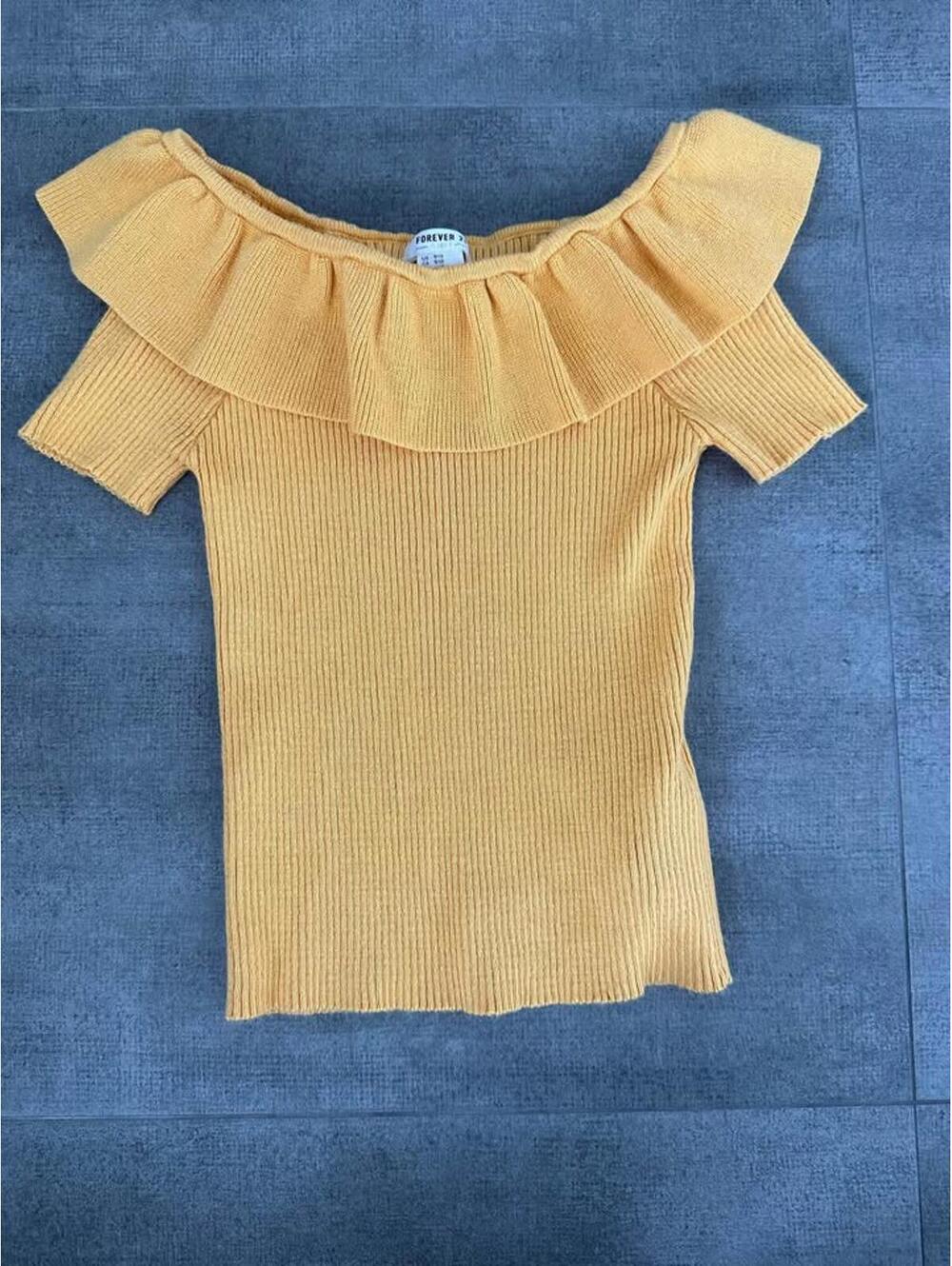 Girls • 9/10 • Forever 21 • 9-10 • Cold Shoulder Pink Shirt Top Blouse